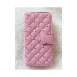 Barbie Pink Quilted Wallet Phone Case